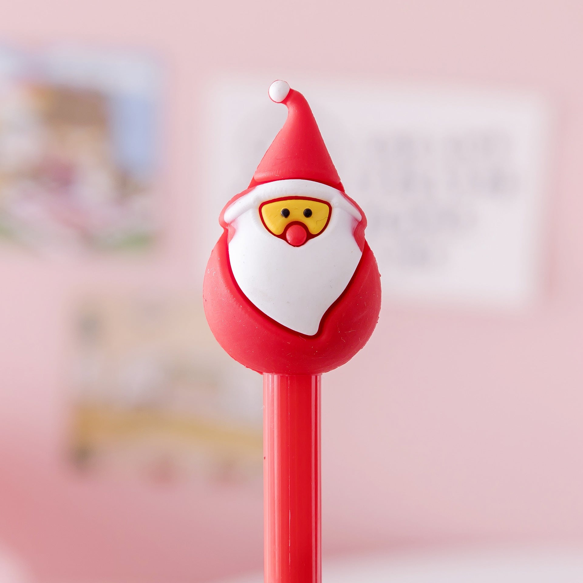 Wholesale Christmas Cartoon Plastic Rollerball Pen